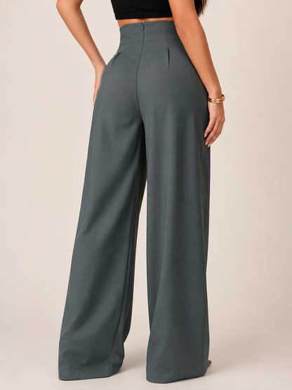 Pantalón Verona — Corte Amplio con Caída Fluida y Elegante