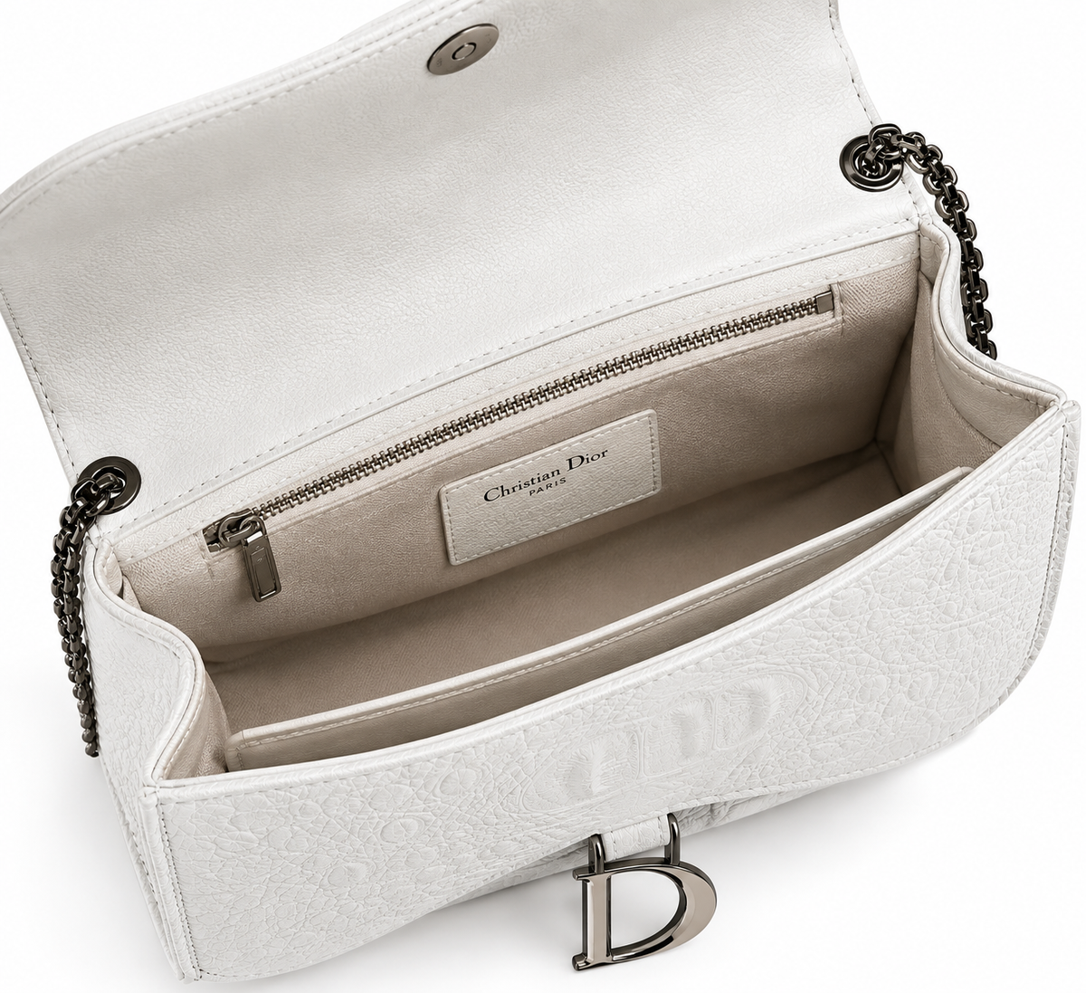 Bolso Valentina — Efecto Cocodrilo con Detalles de Lentejuelas