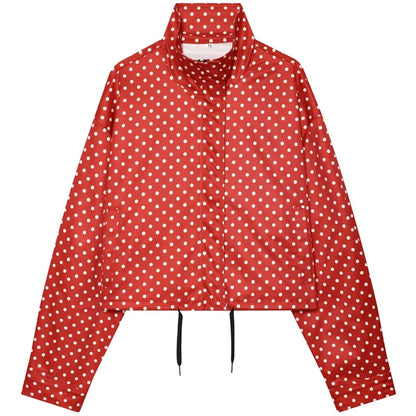 Chaqueta Dot Chic — Bomber Holgada de Entretiempo con Diseño Clásico