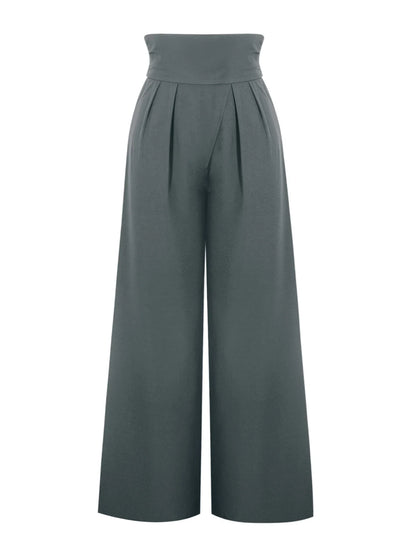 Pantalón Verona — Corte Amplio con Caída Fluida y Elegante