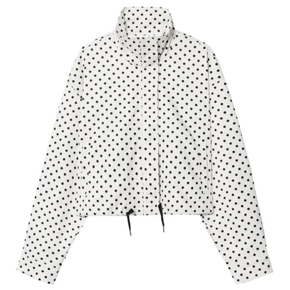 Chaqueta Dot Chic — Bomber Holgada de Entretiempo con Diseño Clásico