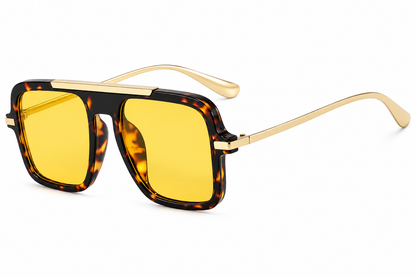 Gafas de Sol Matteo — Estilo Steampunk con Protección UV400