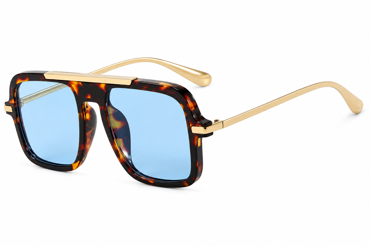 Gafas de Sol Matteo — Estilo Steampunk con Protección UV400