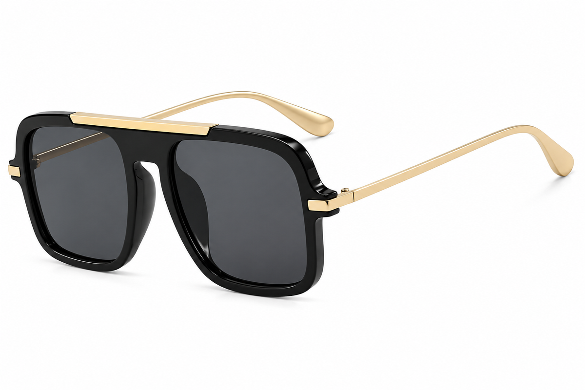 Gafas de Sol Matteo — Estilo Steampunk con Protección UV400