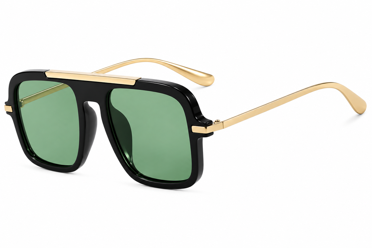 Gafas de Sol Matteo — Estilo Steampunk con Protección UV400